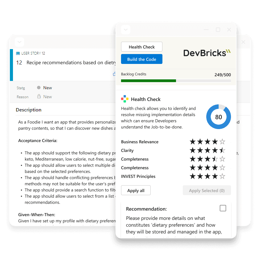 DevBricks health check photo